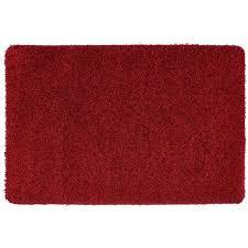 Home Cotton Indoor Red Door Mat Latex Back 50x75cm RRP 8.99 CLEARANCE XL 3.99